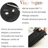 Lumbor37 Porta de Pasaporte, Funda para Pasaporte Con Bloqueo RFID,Cremallera