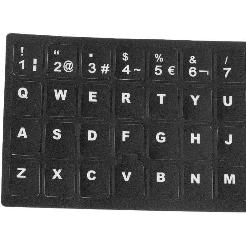 L&T Etiquetas Pegatinas Stickers Para Teclado En Español 2pzs