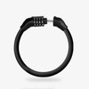 Yesmin 4 Digit Resettable Cable Code Bike Lock, Mini Portable