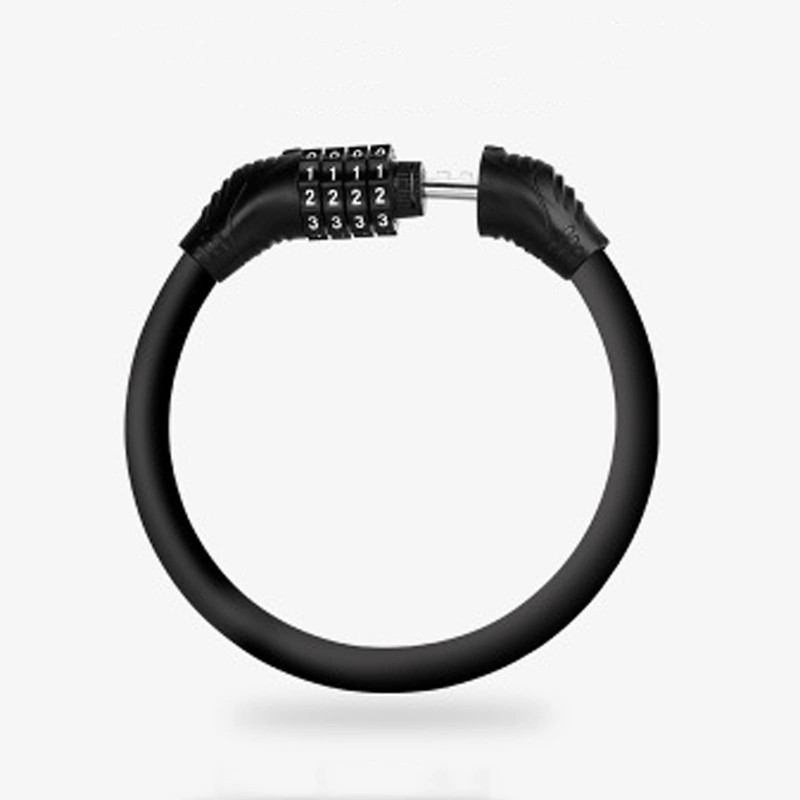Yesmin 4 Digit Resettable Cable Code Bike Lock, Mini Portable