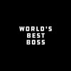 CafePress World's Best Boss Square Sticker 3 X 3 Square
