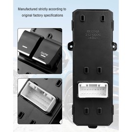 Driver Side Power Window Master Switch Fit for Hyundai Tucson 2016 2017 2018, Replace 93571-D3000 93571-D3040 93570-D3061 93573-D3020, Front Left Side