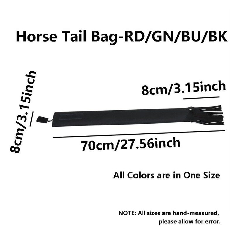 1 Piece Tail Protector, Waterproof Closure Durable Nylon Ponytail Bag,