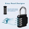RESET-060 4 Digit Combination Padlock, Outdoor Lock, Indoor Padlock, Ideal