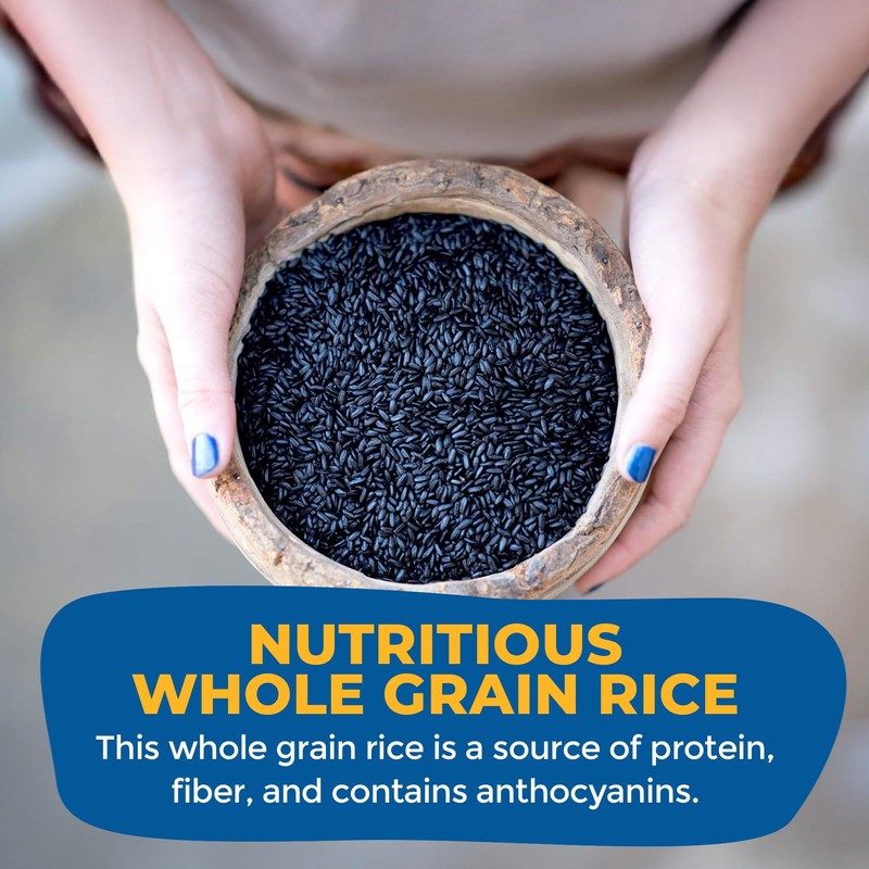 Lotus Foods Heirloom Forbidden Rice - Black Rice, Purple Rice,