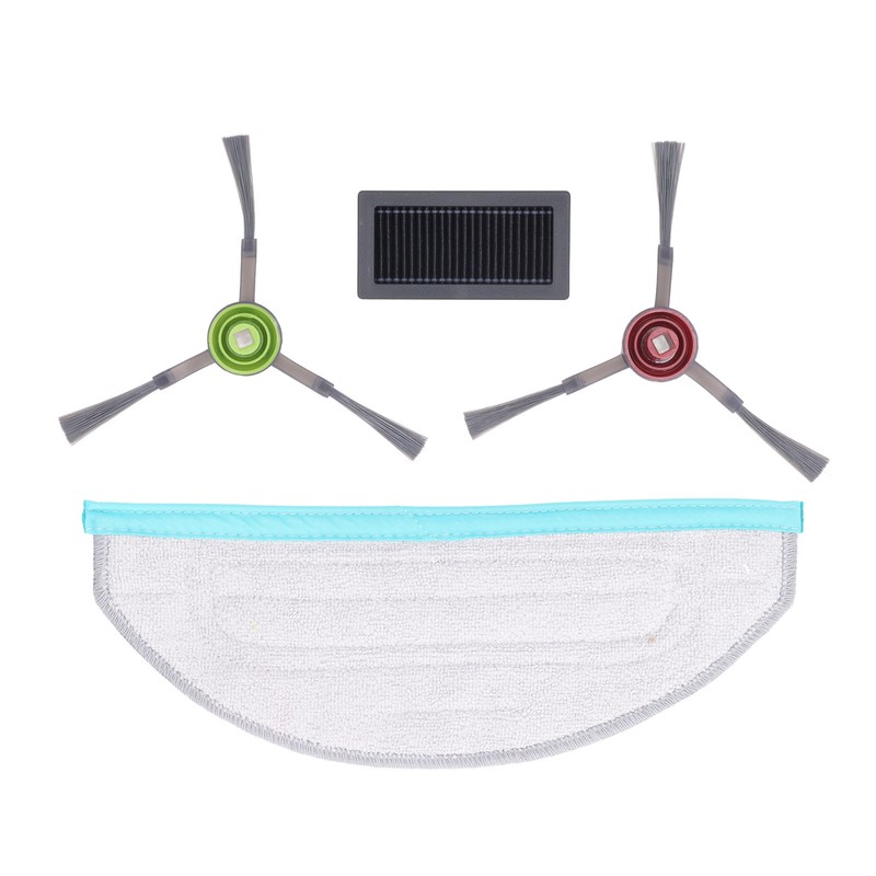 Vacuum Cleaner Side Brush Filter Mop Cloth Set for Yeedi