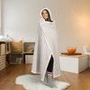 Premium Wearable Hooded Sherpa Blanket for Adult Women and Men