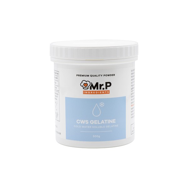 Mr.P Ingredients CWS Gelatine Cold Water Soluble 500gr 200 Bloom