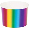 Creative Converting Metallic Rainbow Foil Treat Cups