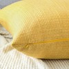 Artscope Cushion Covers Set of 2 Linen Decorative Square Pillowcases