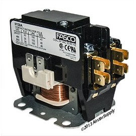 H130A Fasco Replaces Carrier HN51CB025 / HN51KC024 / HN51KB024-30 Amp 1 Pole 24v Coil Contactor