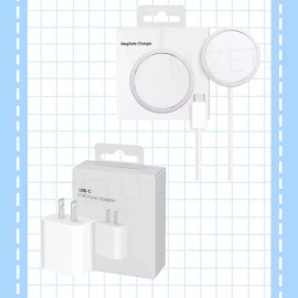 MIZETLI  Cargador 20w Carga Rápida, Cargador Inalambrico 15w