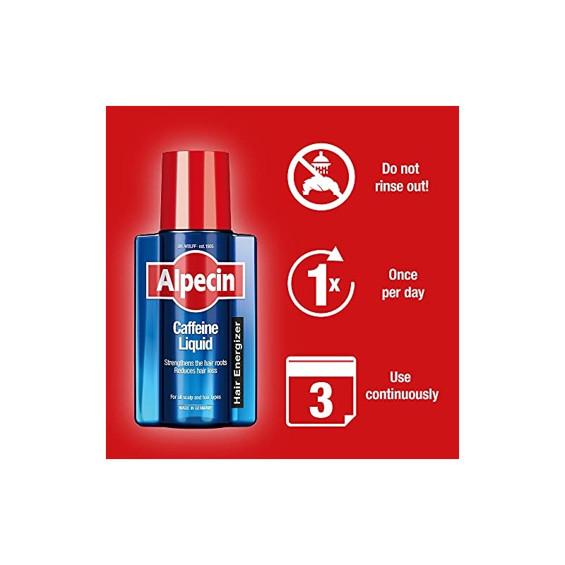 Alpecin Caffeine Liquid Hair Energizer, 200ml