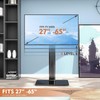 Universal Floor TV Stand with Mount 80 Degree Swivel Height