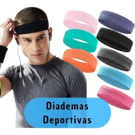 Veraly Banda Diadema Fitness Elásticas Transpirables 1 Pz Unisex F