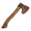 TOURBON Leaher Axe Head Sheath Protect Cover with Leather Adjustable