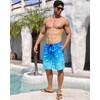 OlyPegic Mens Swim Trunks 9 Inch Quick Dry Board Shorts