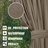 Mogtuo Gazebo Curtains Outdoor Waterproof 10'x10', 4-Panels Sidewall Curtains Universal