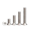 Dreneco Anti-Theft Screws 304 Stainless Steel Screws Torx Flat Head