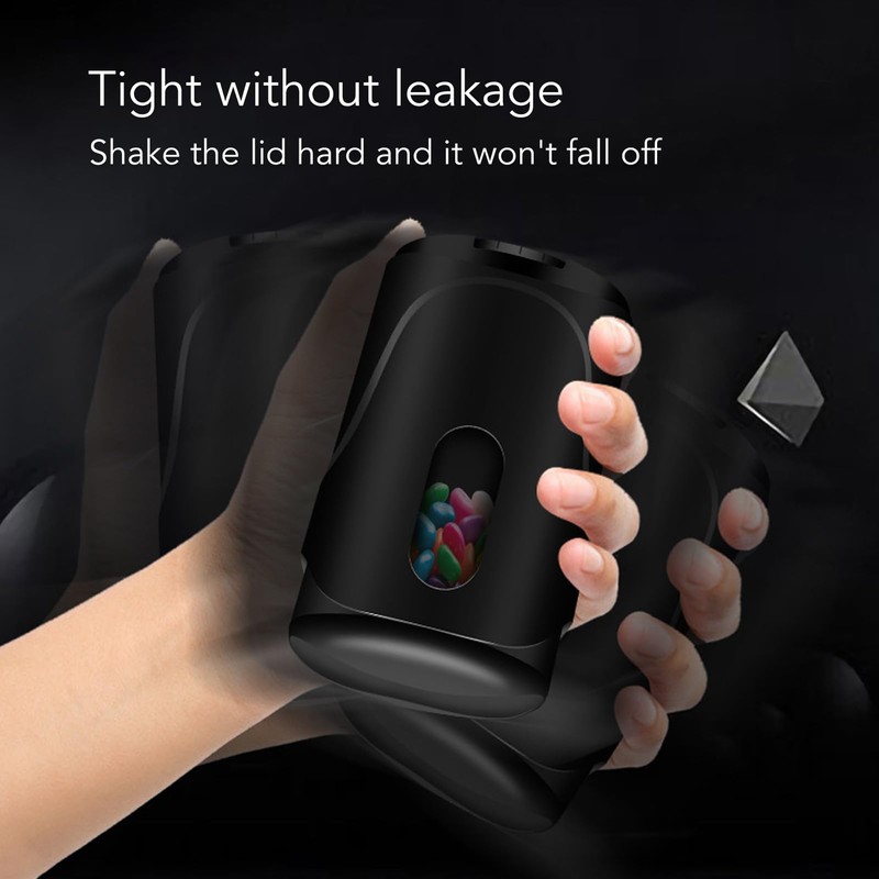 Small Snack Dispenser, 270ml Capacity, Keep Your Fingers Clean, Portable