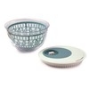 Snips 020478 Plastic Salad Spinner 4 Litre White and Blue