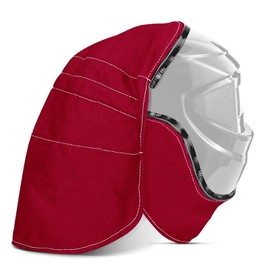 Welding Helmet Cover, Welding Helmet Accessories, Welding Hood Accessories for Welding Neck Protector, Fit for Most Welding Helmets (Red)