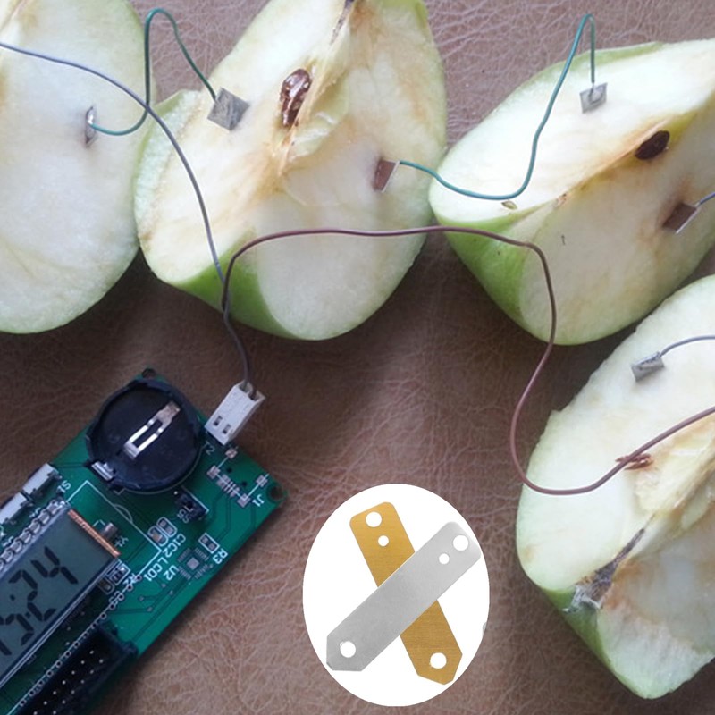 5 Pairs Zinc Sheet Copper Sheet Electroplating Experimental Gasket Zinc