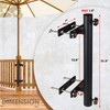 Patio Umbrella Holder, Heavy Duty Deck Umbrella Mount, Umbrella Holder