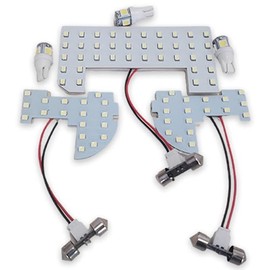 LED Room Lamp, White, Interior Light, Honda NBOX JF1 JF2 Early Model, Exclusive Design, Genuine Replacement, Explosive Light, Vehicle Custom Parts, Interior Parts, Easy Installation