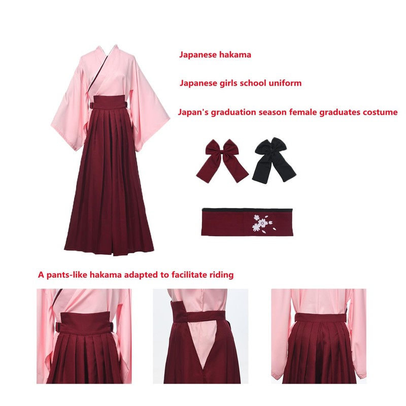 COSDREAMER Unisex Mens Women's Kimono Robe Geisha Japanese Yukata Ruffle