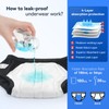 Carer Mens Incontinence Pants 3 Pcs Reusable Washable Cotton Incontinence