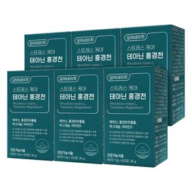 More Nature 모어네이처 스트레스 케어 테아닌 홍경천 6박스(6개월분)/마그네슘 비타민D
