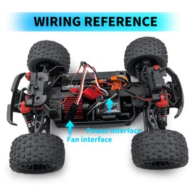 BRKRC RC Front & Rear Lights Kits,Headlight Taillights Set for Arrma 1/18 Granite Grom RC Crawler Car Upgrade Parts