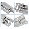 LDEXIN 6Pcs Door Security Slide Latch Lock, 3 inch/75mm Barrel