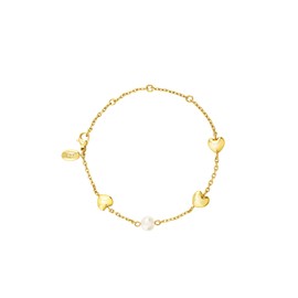 Breil Juwel TJ3871 Kollektion KILOS OF LOVE, Damen-Armbänder aus Stahl, natürliche Perlen, Farbe Gold, Einheitsgröße ohne Steine