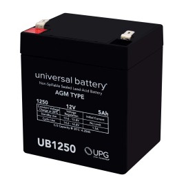 UPG 12V 4.5Ah AGM Sealed Lead Acid AGM Battery UB1245