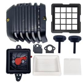 Mikatesi SRM2620 Air Filter Assembly for Echo SRM-2620T PE-2620 PAS-2620 pt-2620 Weeder SRM2620 filter housing with A226002030 Air filter cover fastener knob