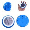 Kisangel 2pcs Multi-Functional Home Hygrometer Round Thermometer Digital Indoor Room