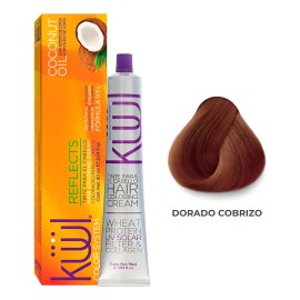 Tinte Kuul Reflects Dorado Cobrizo 90g + Peroxido 30 Vol
