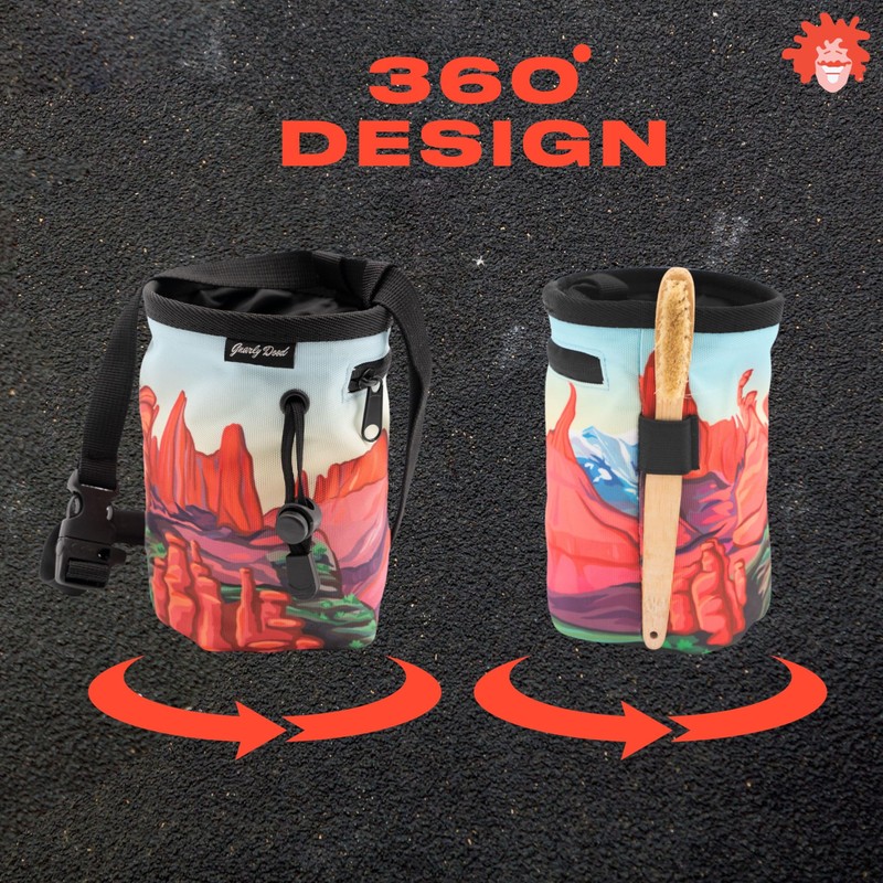 Gnarly Dood | Chalk Bag for Outdoor & Gym Rock