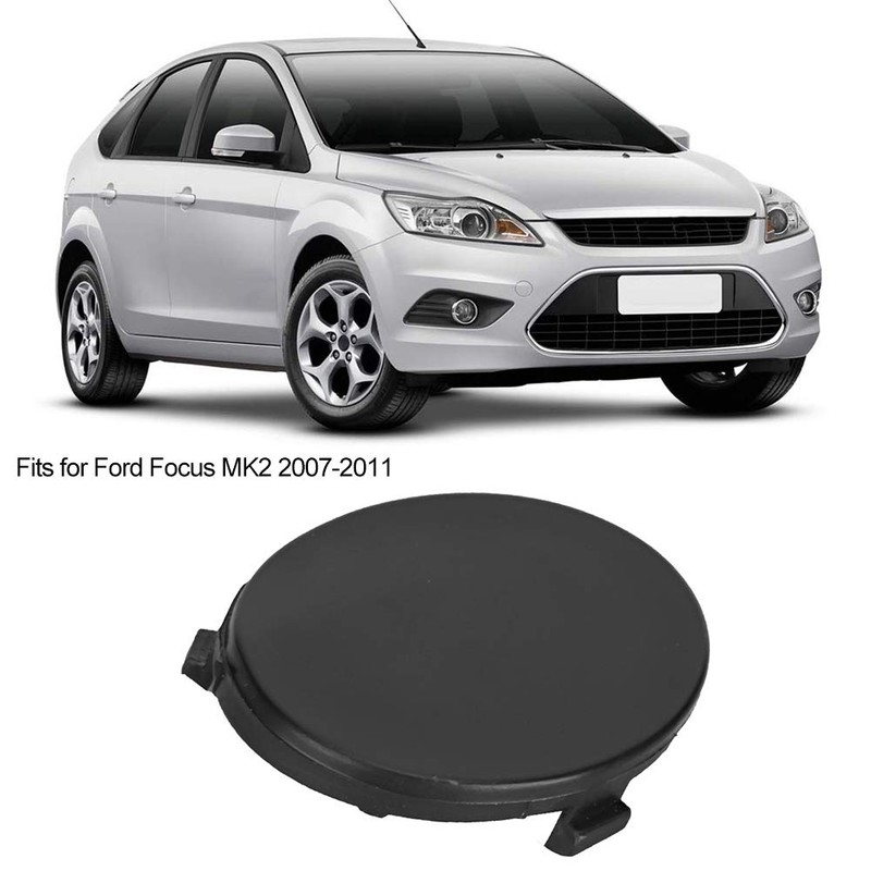 Akozon Towing Hook Eye Cover of Front Bumper Trailer Fits