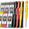 Nicpro Nicpro 3 Pack CP3000 Carpenter Pencil with Sharpener, Mechanical