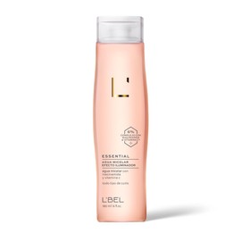 L'BEL - Essential Agua Micelar Desmaquillante con Efecto Iluminador 180 ml, Agua Micelar con Vitamina C, Antimanchas y Desmaquillador, Limpieza Profunda de la Piel, Uso de Día y de noche