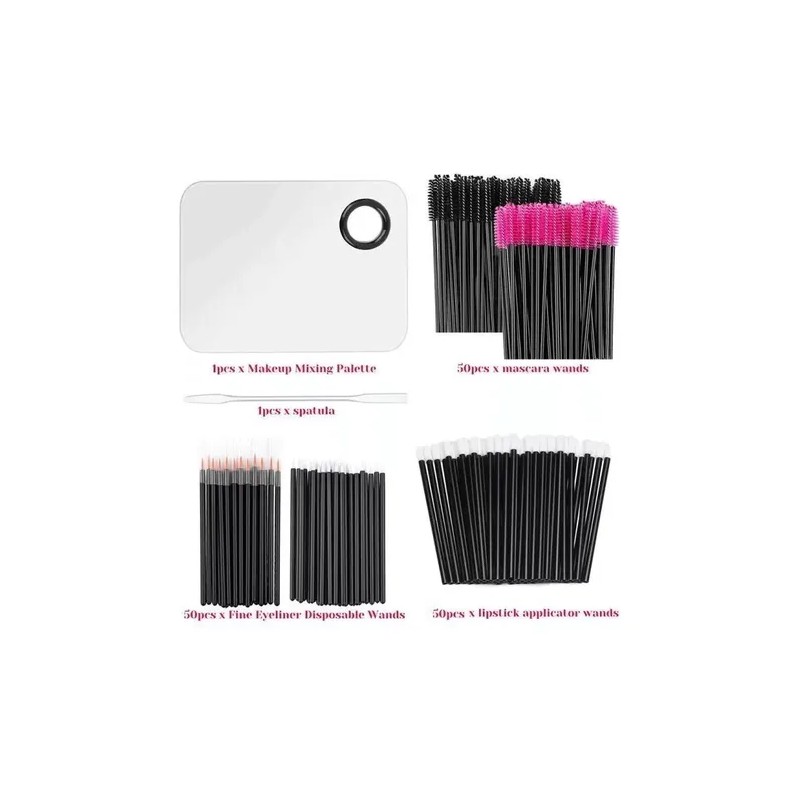 Kit Paleta De Maquillaje Profesional Con Espátula Y Cepillo