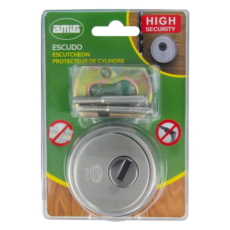 Amig - Security Escutcheon for Locks with Anti-Drill Plate Mod.
