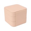 Travel Jewelry Box Organizer Small Portable Storage Case 2 Layer