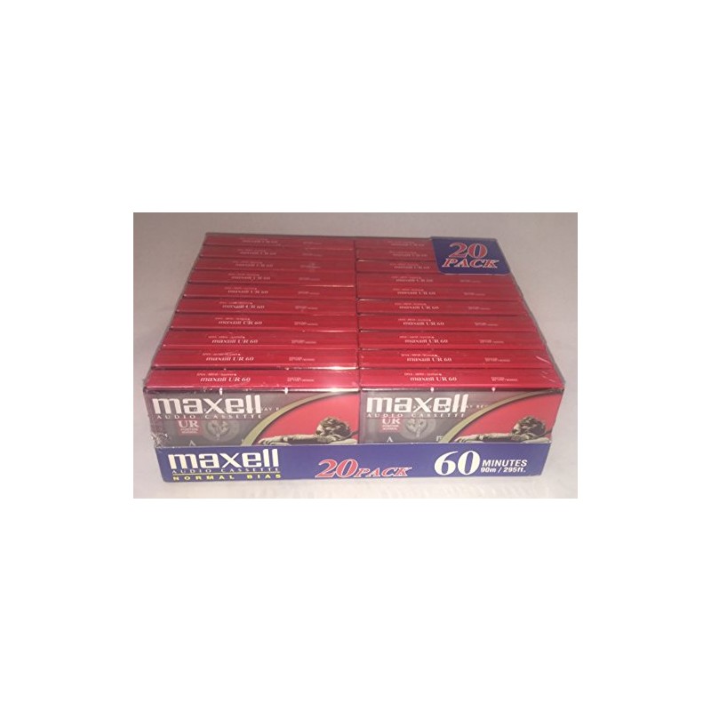 Maxell Audio Cassette UR 60 20 pack