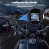 Tebetu Mini Actionkamera 1080P, Action Cam Motorrad mit 150°Weitwinkel &