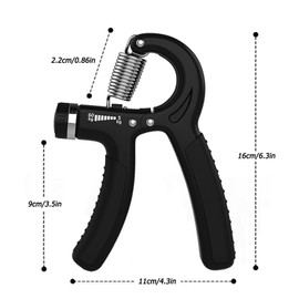 Hand Grip Strengthener 5-60 Kg Forearm Strengthener Hand Gripper Non-Slip with Adjustable Resistance for Musicians Athletes Fingers Muscle Building Injury Recover