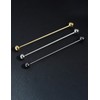 3PCS Classic Ball Head Brass Shirt Collar Bar Tie Pins